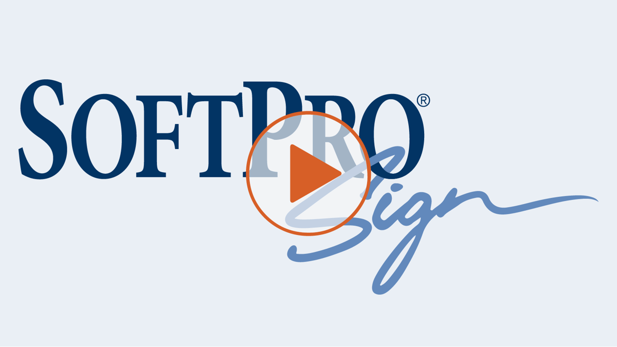 SoftPro Sign w Play Button